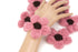 Pink and Brown Flower Knit Crochet 6 Pieces for Newborn Headbands Toddlers Accessories Doll Clothing  NTN00008